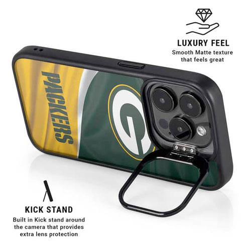 NFL Green Bay Packers iPhone 15 Pro Kickstand Case